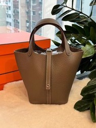 Hermes🌟Picotin 18 大象灰銀 tc stamp K