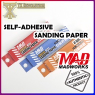 Madworks Sand paper 低粘度背胶砂纸 sandpaper back adhesive sticker sanding 打磨 SELF ADHESIVE SANDING STRIPS