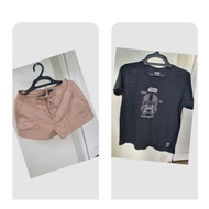 Ukay Bundle Get 1 Shorts and 1 Uniqlo Shirt