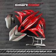 Y15 V1/V2 COVERSET MX KING 2020 MERAH HLD