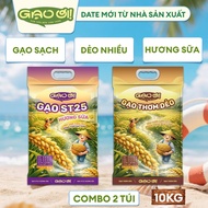 ST25 Fragrant Rice New Rice 5kg and 3 Bags of Lang Ta Rice 2kg