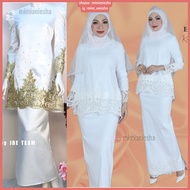 Canara Exclusive Kurung Lace Kurung Pahang Satin Baju Nikah Baju Tunang Baju Raya Baju Pengantin Bride