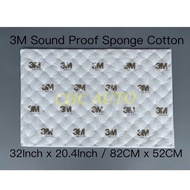 3M Sound Proof Car Cotton White Retardant Heat Proof Truck Sound Proof White Noise Proof Mat Deadene