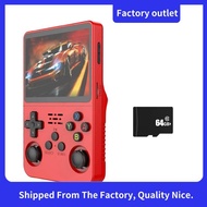 R36S Handheld Game Console 3.5 Inch IPS Screen Video Game Console Dual 3D Joystick 3200mah Battery 6