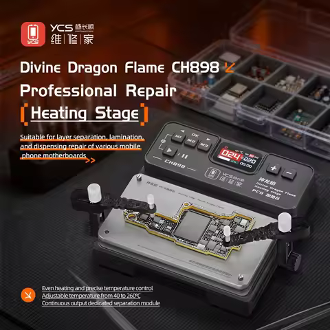 YCS M Y Shenlong Lamp Heating Table CH898 Large Size Precision Fixing Layered Bonding Dot Matrix Rep