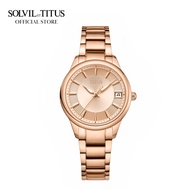 Solvil et Titus Fair Lady 3 Hands Date Stainless Steel Women Watch W06-03373-003