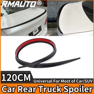 RMAUTO 120CM Universal Car Rear Truck Spoiler Carbon Fiber Rear Roof Spoiler For BMW E90 F30 F10 For