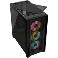 Corsair iCUE 4000D RGB Airflow Tempered Glass Mid-Tower Case, Black