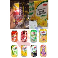 Minuman Kaleng Natal Sincia Imlek 325 Ml Yeos Cincau Kembang Kundur Walet Apel Sarsi Orange Fanta Sp