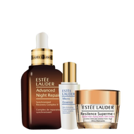 ESTEE LAUDER 雅詩蘭黛 最強年輕金三角發燒組【特潤50ml+原生露15ml+無敵霜15ml】公司貨 精華液 化妝水 乳霜 澎潤霜