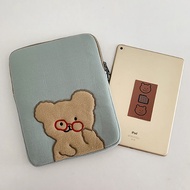 BH Laptop Bag Tablet Pouch 11 inch / 13 inch / 15 inch Cat Bear Design Student Tablet Case Protector