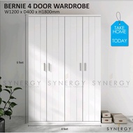 WARDROBE | 4 DOOR WARDROBE | ALMARI BAJU | CLOTHES STORAGE | BERNIE