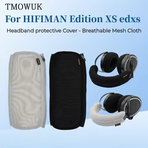 For HIFIMAN Edition XS edxs Headset Protective Case Headband Breathable Mesh Cloth Zipper Headphone 