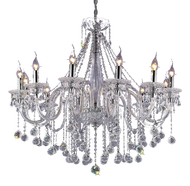 โคมไฟช่อ โคมไฟช่อคริสตัล โคมไฟระย้า ไฟห้อย รุ่น WL-7105-12+2CH