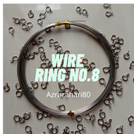 Wire Stainless Steel Hard 304 Dawai Ring No.8 Racik Aring Burung Wak