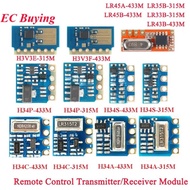 315MHz 433MHz Radio Frequency Transceiver Module Transmission Module Wireless Remote Control Long Di