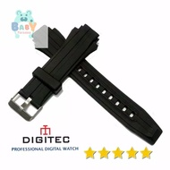 DIGITEC DG3025 DG-3025T WATCH STRAP DIGITEC 3025 RUBBER STRAP