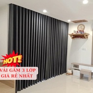 Large living room curtains 4m wide x 3m2 high, 98% cold and sun blocking, with holes