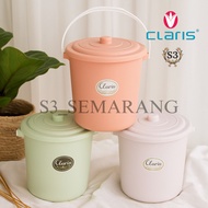Ember Plastik 16 Liter Dengan Tutup Rapat Kuat | Ember Laundry Aesthetic Serbaguna