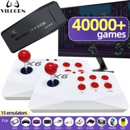2025 New 4K TV Game Stick Retro Exclusive Rocker Controller MINI Video Game Console Built-in 40000+ 