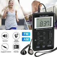 Fm Radio Rechargeable | Portable Radio Fm Digital With Auto Search Function