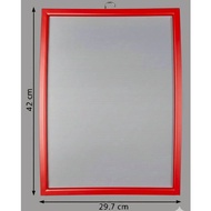 Red Photo Frame A3(42x29.7cm.) A3 (42x29.7cm.)Red (Add Color To Memory With A Minimalist Design Fram