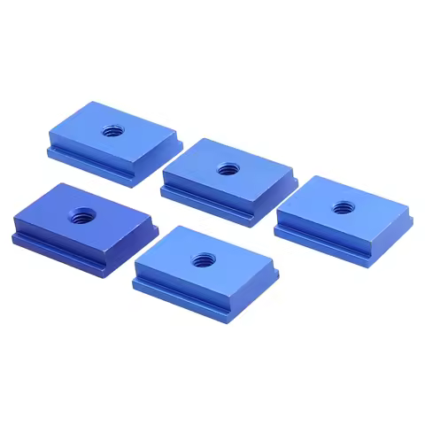 T Track Set T Track Slider Blue Compact Design M6 M8 30x23x7.8mm Aluminum Alloy Wood Industry Woodwo