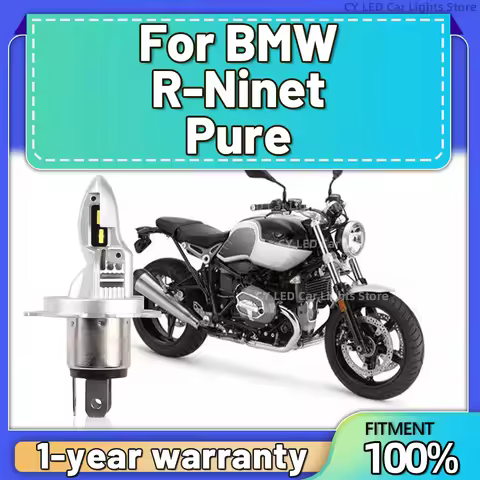 1Pcs H4 Motorcycle Headlight Bulb High Bright 6000K White CSP 3570 Led Headlight with Cooling Fan Fa