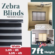 CUSTOM MADE / HIGH QUALITY / Zebra Blinds (2.5ft - 4ft Width) (7 feet Height)