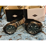 Cheapest Super Sale Sale Sale Sale Couple Watch Fossil Black