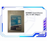 [LF] HENWEI Card Sleeve 64.5 X 89 100pcs