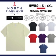 HYDT WAREHOUSE Premium Cotton Adult Tshirts 180gsm 100% Cotton Tee Unisex Baju Kosong Lelaki Cotton 