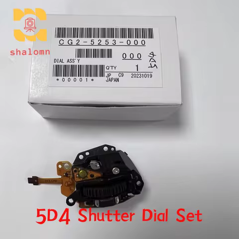 New EOS 5D4 6D2 6D R6 Shutter Dial Set Repair Replacement Parts For Canon EOS 5D4 6D2 6D R6 Aperture