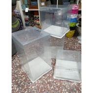 6 Inch Square Cake Box|Various Heights|Cake Tart