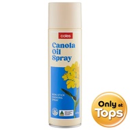 Coles Canola Oil Spray 400g. โคลส์น้ำมันเรพซีดผ่านกรรมวิธีแบบสเปรย์ 400กรัม cooking oil Fast shippin