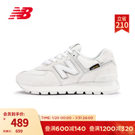 NEW BALANCE 官方休闲鞋男鞋女鞋复古舒适轻便574系列ML574DO2情侣运动鞋 白色 ML574DI2 38.5(脚长24cm)