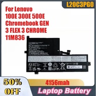 4156mah High-Quality Laptop Battery L20C3PG0 L20D3PG2 L20M3PG3 for Lenovo 100E 300E 500E Chromebook 