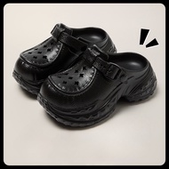 IELGY รองเท้าแตะมีส้นชายหาดฤดูร้อนของผู้หญิง EVA Clog