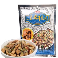 Taiwan Sheng Xiangzhen Dried Fish Peanuts Snacks Good Material Spicy Peanuts Casual Nuts Snacks Anchovies With Peanut