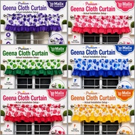 Floral Heart Valance Curtain for Windows and Doors Geena Cloth 18 Inches x 59 Inches