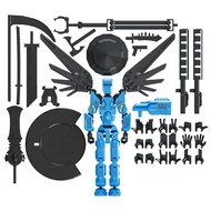 Dummy Doll Lucky Doll Multi-Form Mecha Joint Man Decompression Printing Desktop Decoration Can Assem