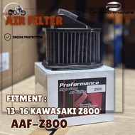 KAWASAKI Z800 AAF-Z800 HIGH PERFORMANCE RACING AIR FILTER MOTORCYCLE / PENAPIS UDARA MOTOSIKAL