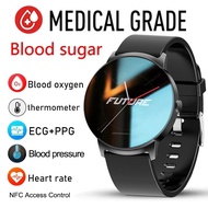 2025 X1aom1 Non-Invasive Blood Glucose Fashion Smart Watch Blood Pressure And Heart Rate Measurement