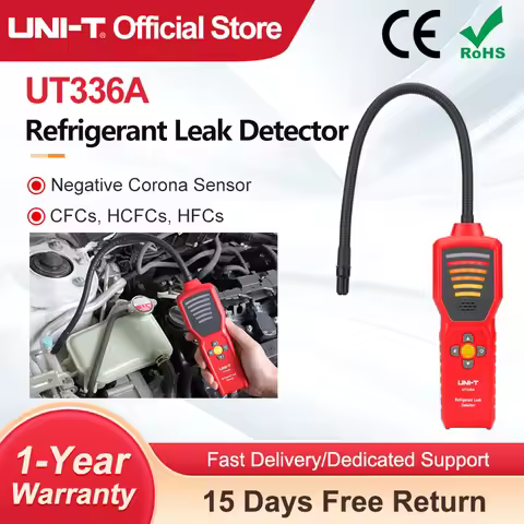 UNI-T Refrigerant Gas Leak Detector UT336A Air Conditioning HVAC Refrigerant Leak Detector CFC HFC H