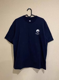 เสื้อยืดคู่รักคอตตอนหลวมพิมพ์ลายภูเขาไฟฟูจิ BEAMS JAPAN 2020SS สำหรับผู้ชายและผู้หญิง แขนสั้น ทรงหลว