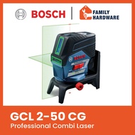 BOSCH GCL 2-50 CG PROFESSIONAL COMBI LASER MEASURE 0 601 066 H80 (Green Laser) AA Battery or 12v Bat