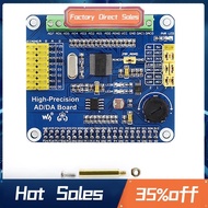 High  AD/da Digital Analog Module Expansion Development Board for  3B+/4B Onboard DAC8532 ADS1256  E