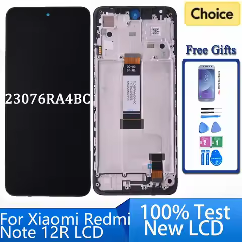 6.79'' For Xiaomi Redmi Note 12R LCD 23076RA4BC Display Touch Screen Panel Digitizer For Xiaomi Redm