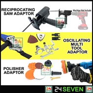 Electric Drill Jigsaw Adaptor Angle Grinder Oscillating Multitool Adapter Hand Drill Polisher Adapto