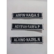 Custom Computer Embroidery Name Bet ALPHA 01 651 Size 1.8x8.5cm Neat Stitching Professional Embroide